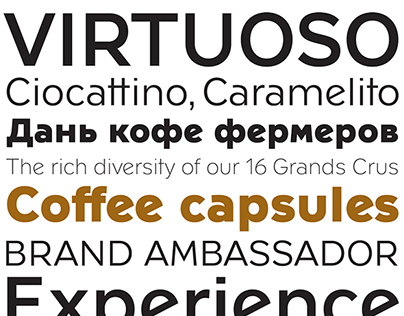 Nespresso + new Italics!