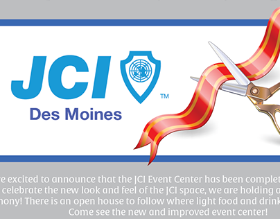 Des Moines JCI Ribbon Cutting Ceremony Flyer