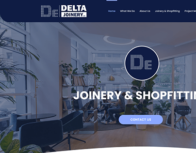 Delta Joinery Website Design