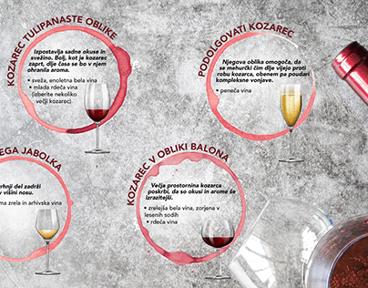 Infographic - Types of wine glasses