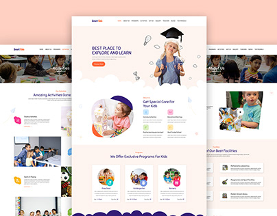 Kindergarten-website-template-HTML