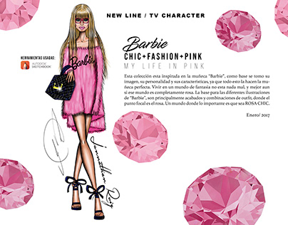 Barbie, Chic+Fashion+Pink.