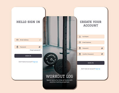 Workout Log App | Design