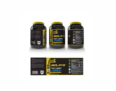 supplement label and packaging design