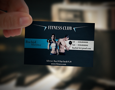 Businnes Card : Fitness Club