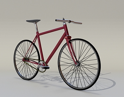 3D fixed gear bike