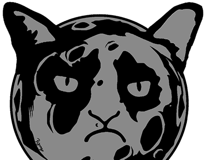 Grumpy Cat - Moon