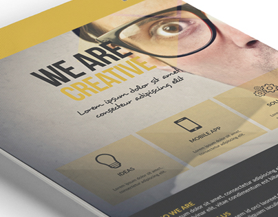 We Are Creative Corporate Flyer