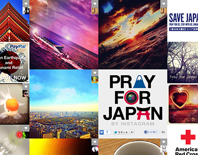 PRAY FOR JAPAN for Instagram