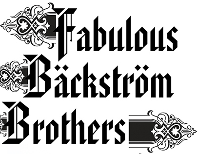 Fabulous Bäckström Brothers
