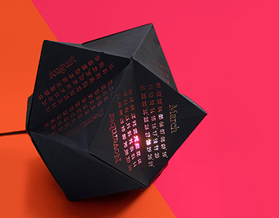 Origami Calender Lamp - Stellated Octahedron