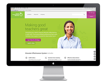 School Improvement Branding and Website Design