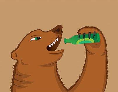 Character Development: Drinking Bear