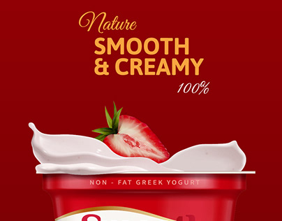 Yogurt promotional ad