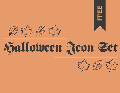Halloween Free Icon Set