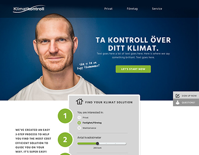 Klimatkontroll Website