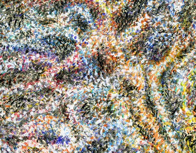 Abstract Pointillism