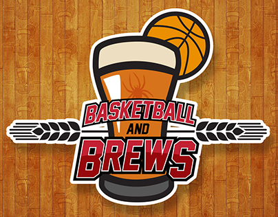 Basketball & Brews Logo | Richmond Spiders