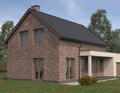 Bricks and plaster - house visualization