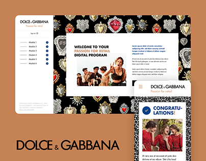 Dolce & Gabbana - Passion for Retail (UI)