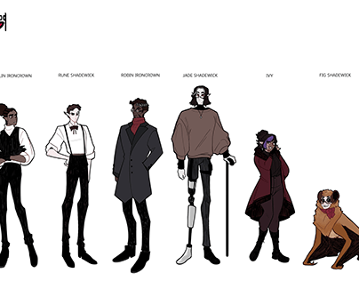 Life Blood - Character Line Up