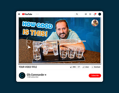 Attractive Product Review YouTube Thumbnail Design