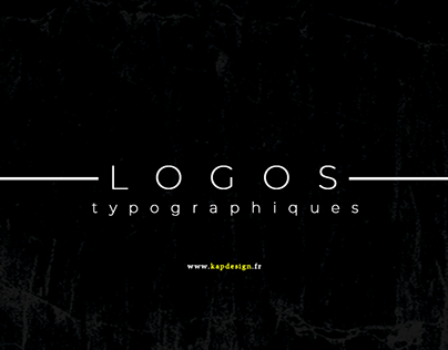 Logos typographiques