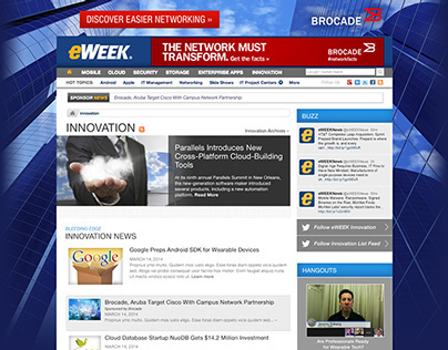 Wrap Banner Ad for Brocade