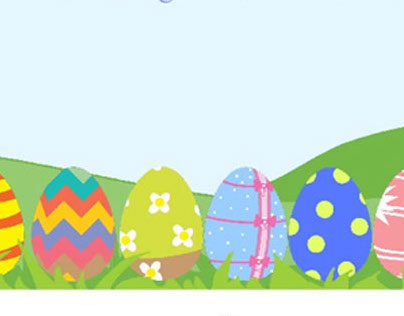 Happy Easter - google doodle