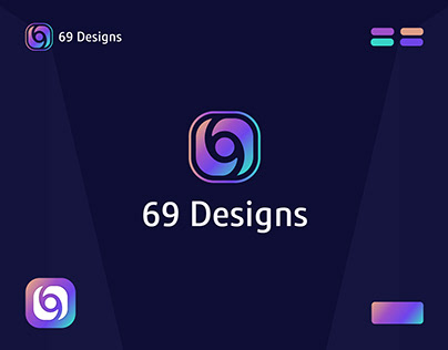 69 Designs Creative- Trendy Number Logo