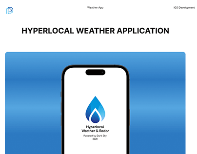 Weather application for iOS