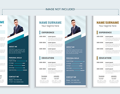 Creative Resume Design template