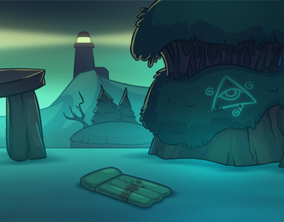 Halloween's Game Background: Lake