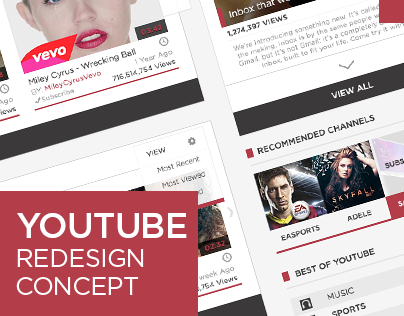 Youtube Redesign Concept