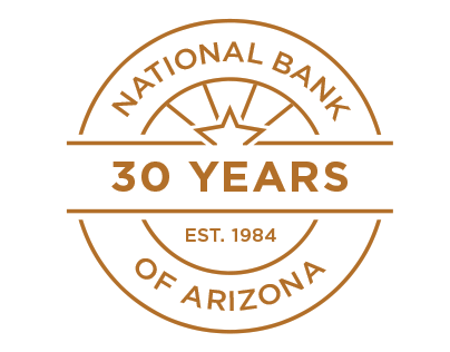 National Bank of Arizona 30th Anniversary logo