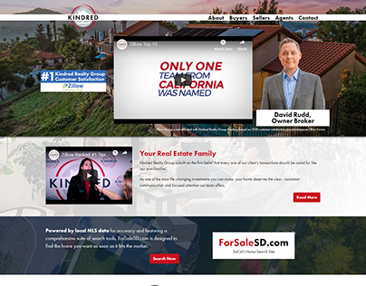 Real Estate Website for Kindred Realty Group