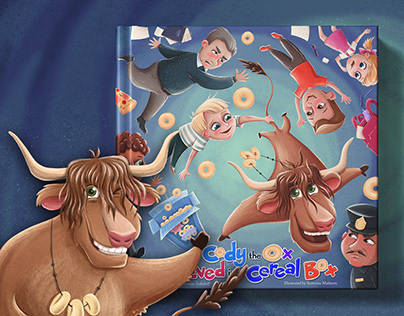 Children book "CODY THE OX THAT LIVED IN A CEREAL BOX"