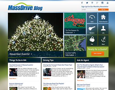 MassDrive Blog Redesign