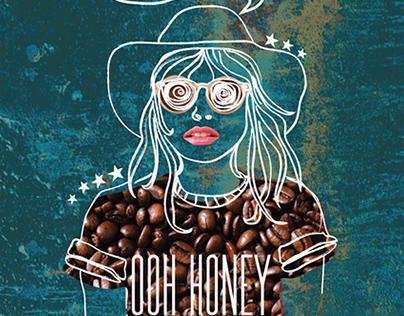 Ooh, Honey! Coffee&Tea co. Packaging Design