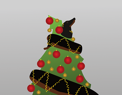 Sousage dog Christmas