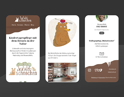 Website "Waldschnecken"