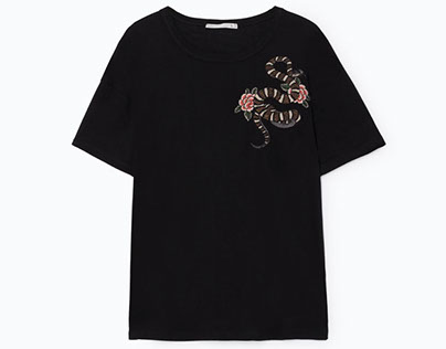 LEFTIES Embroidered T-Shirt AW 16