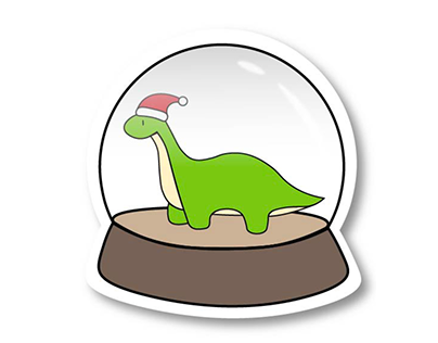 Promotional Dino Sticker