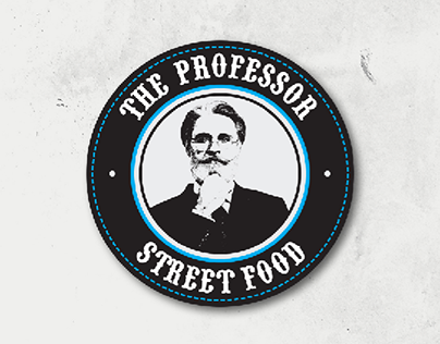 The professor street food logo