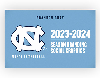 2023-24 North Carolina Basketball Social Content