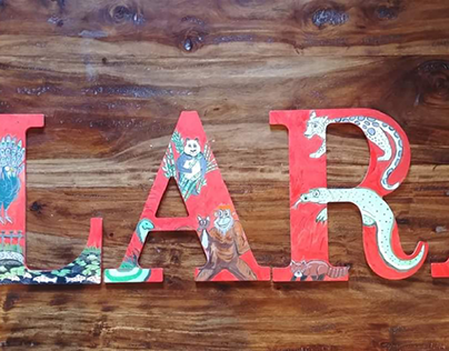 painted letters
