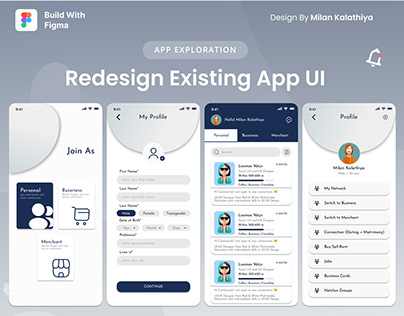 Redesign App UI (Net Clan)