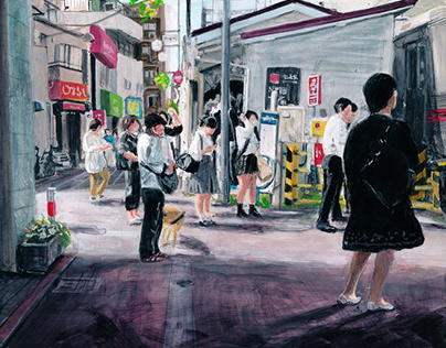 [Personal works] Street snap illustrations