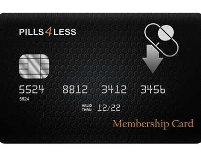 Pills4Less Credit Card Design