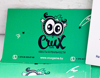 CRUXGAME - logo/identity for intellectual games studio
